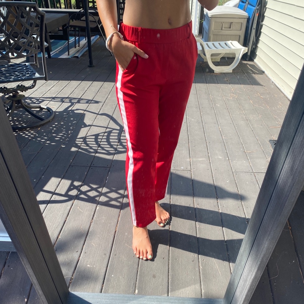 Red pants